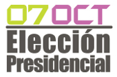 Elección Presidencial - 07 de Octubre de 2012